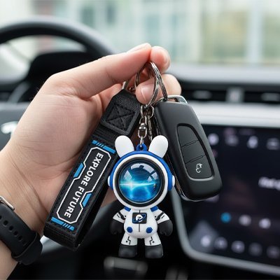 Porte-Clé Astronaute | Élégant et Résistant - Automobile4roues.com
