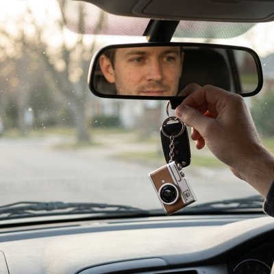 Porte - Clé Caméra Miniature | 3 Coloris - Automobile4roues.com