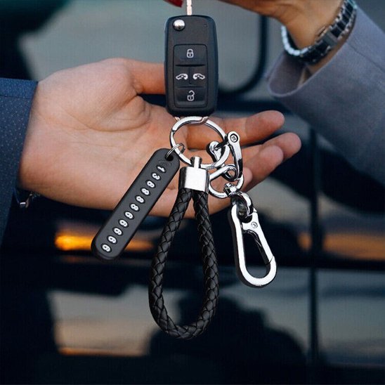 Porte clé | Multifonction Plaque Téléphone Mousqueton - Automobile4roues.com