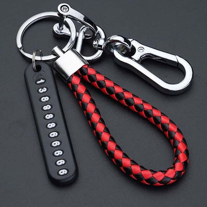 Porte clé | Multifonction Plaque Téléphone Mousqueton - Automobile4roues.com