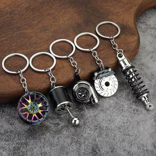 Porte Clé | Pièces Mécaniques Miniatures | Turbo Disque Amortisseur - Automobile4roues.com