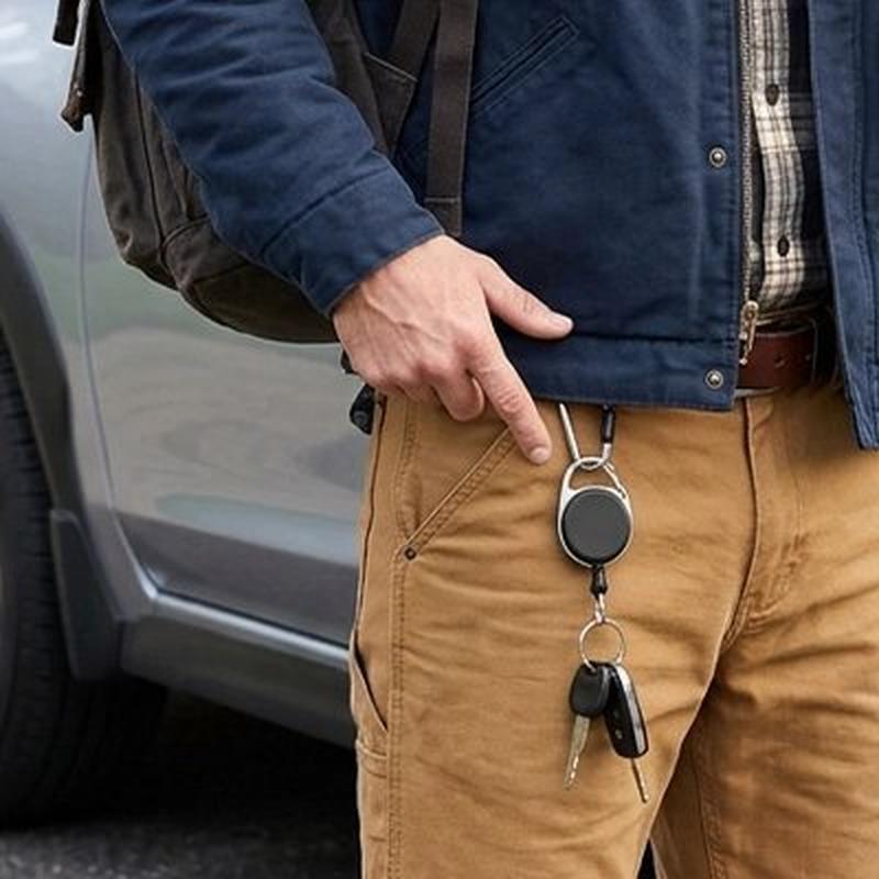 Porte-clé Moderne Rétractable