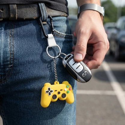 Porte Clés Manette Gaming | Silicone Souple 3 Couleurs - Automobile4roues.com