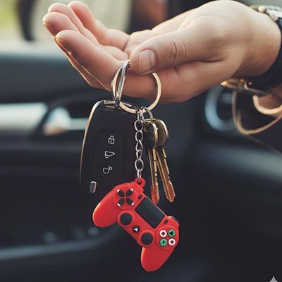Porte clés | Manette PlayStation Gamer - Automobile4roues.com