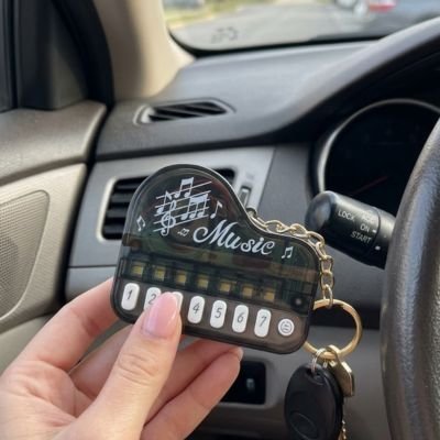 Porte-clés piano musical | Élégant - Automobile4roues.com