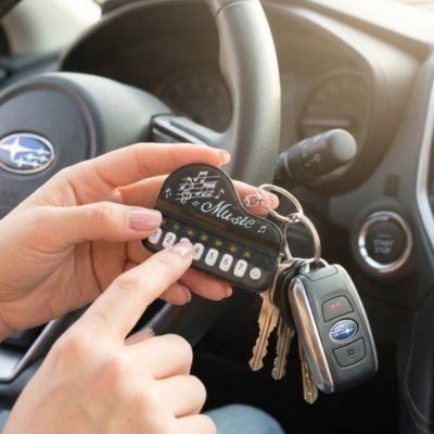 Porte-clés piano musical | Élégant - Automobile4roues.com