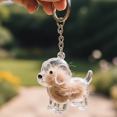 Porte-clés Schnauzer transparent - Automobile4roues.com