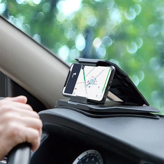 Support Téléphone Voiture | Base Silicone Lestée & Vue Surelevée - Automobile4roues.com