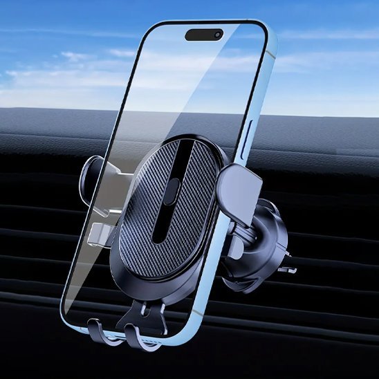 Support Téléphone Voiture | Grille Aération & Rotation 360° - Automobile4roues.com