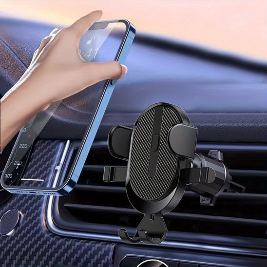 Support Téléphone Voiture | Grille Aération & Rotation 360° - Automobile4roues.com