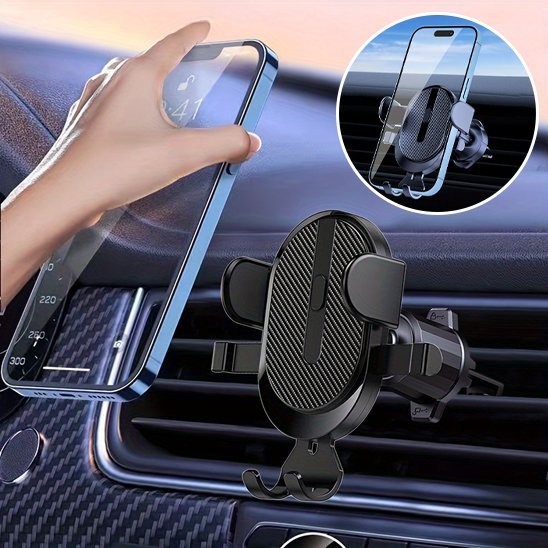 Support Téléphone Voiture | Grille Aération & Rotation 360° - Automobile4roues.com
