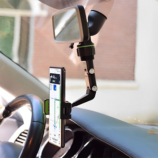Support Téléphone Voiture | Ventouse Pare-Brise & Bras Articulé - Automobile4roues.com