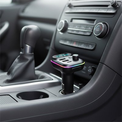 Transmetteur fm bluetooth | Charge Rapide HD - Automobile4roues.com