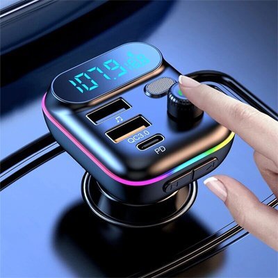 Transmetteur fm bluetooth | Charge Rapide HD - Automobile4roues.com