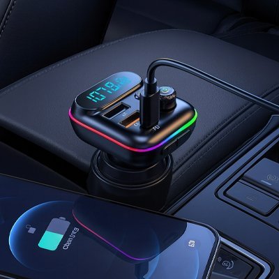 Transmetteur fm bluetooth | Charge Rapide HD - Automobile4roues.com