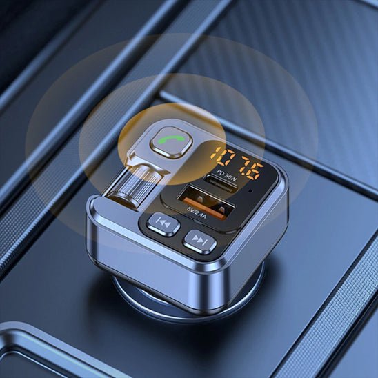 Transmetteur FM Bluetooth | Charge Rapide Mains-Libres - Automobile4roues.com