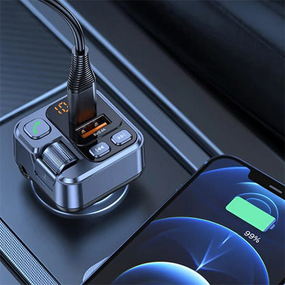 Transmetteur FM Bluetooth | Charge Rapide Mains-Libres - Automobile4roues.com