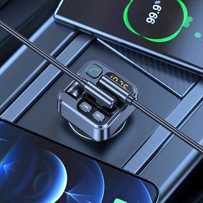Transmetteur FM Bluetooth | Charge Rapide Mains-Libres - Automobile4roues.com