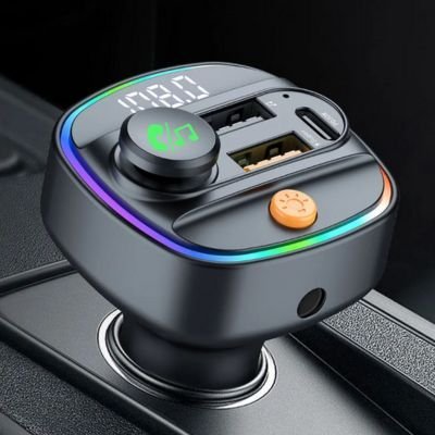 Transmetteur FM Bluetooth Voiture | CarAudio Pro RGB - Automobile4roues.com